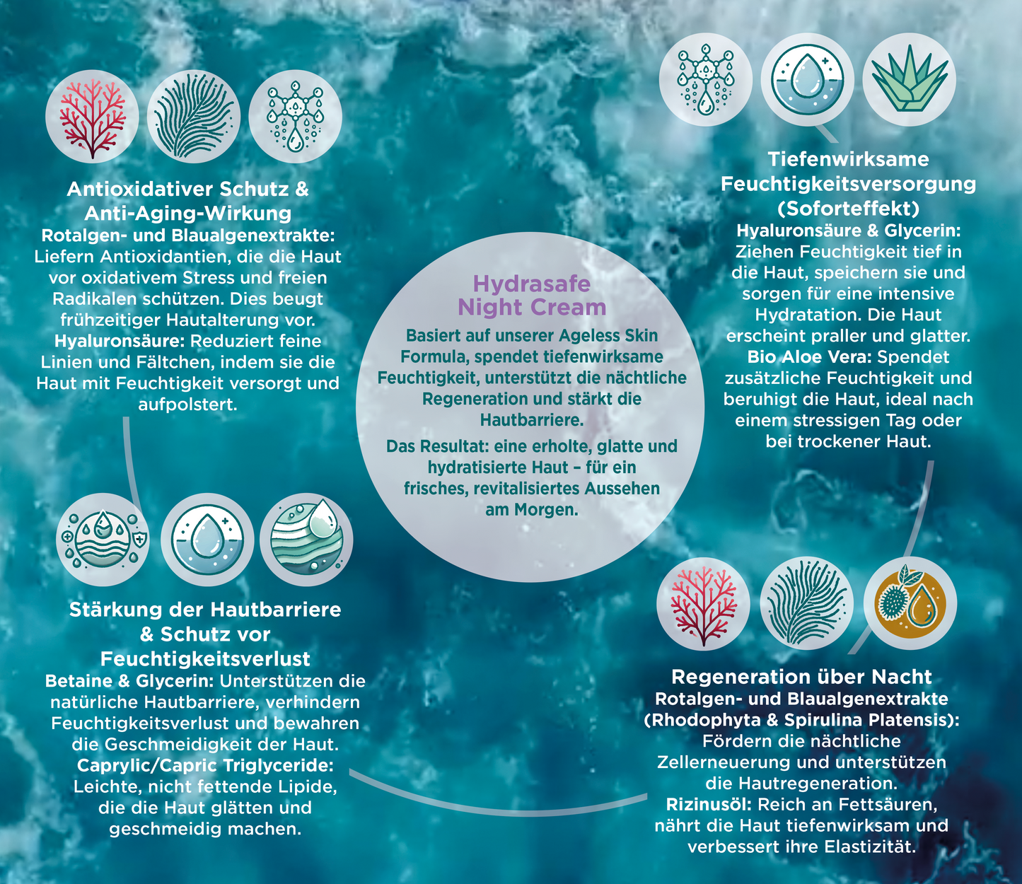 Rhodophyta Spirulina Hydrasafe Night Cream
