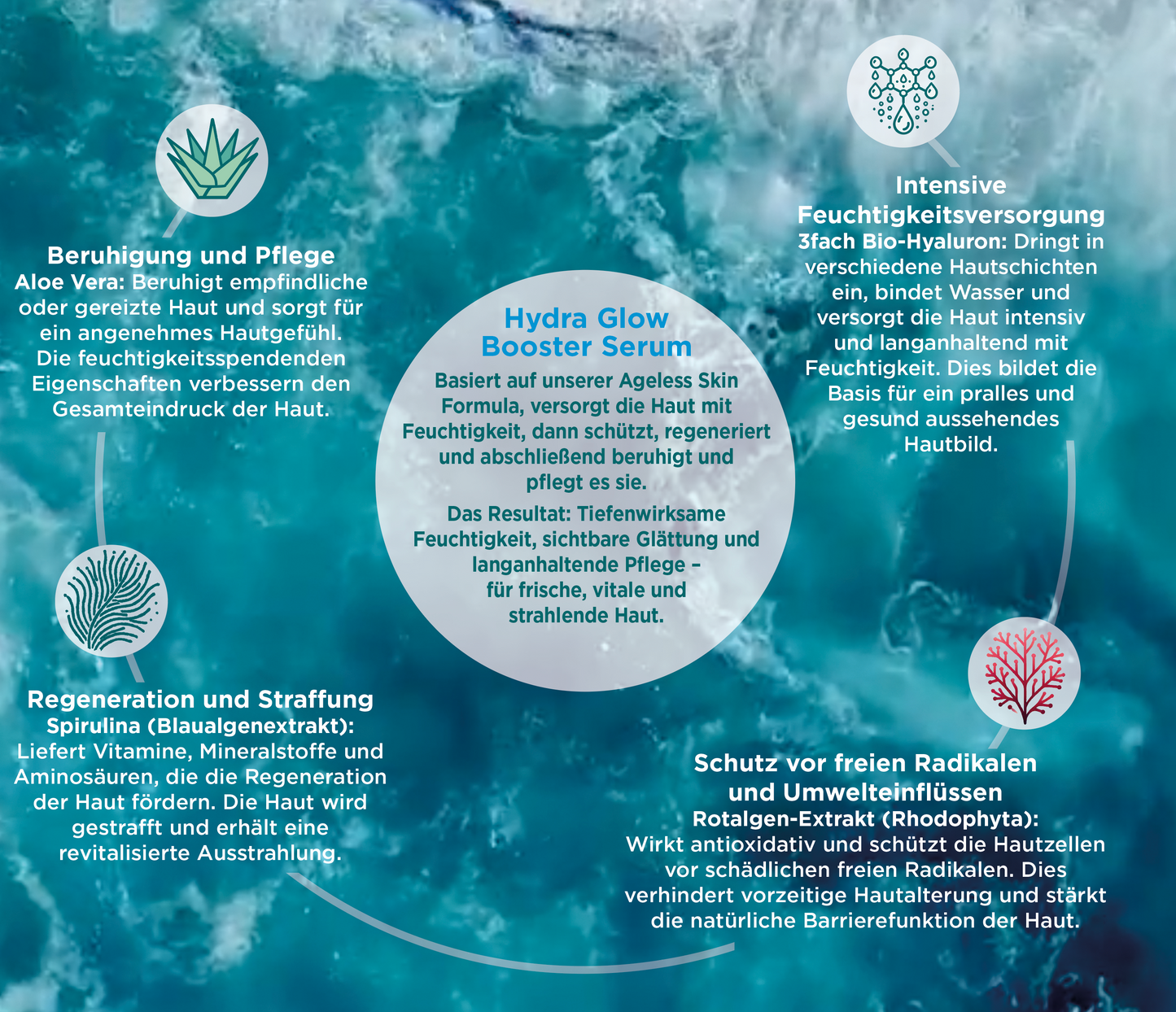 Hyaluron Rhodophyta Hydra Glow Boster Serum